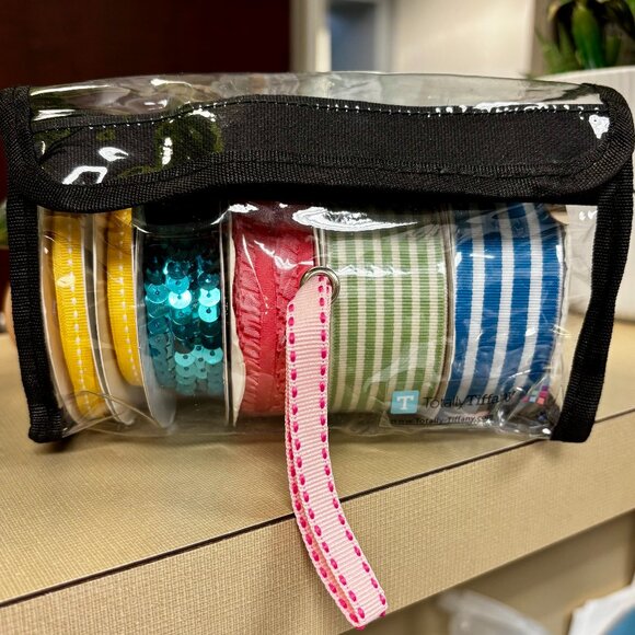 Stampin' UP! Scrapbook Ribbon and Trim & Totally Tiffany Buddy Bag Bundle - Picture 1 of 7